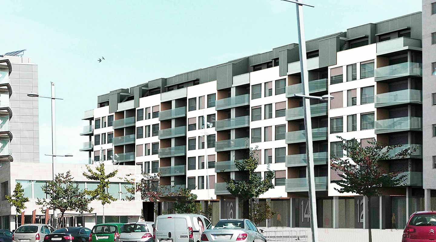 vivienda plurifamilar edificio azucarera