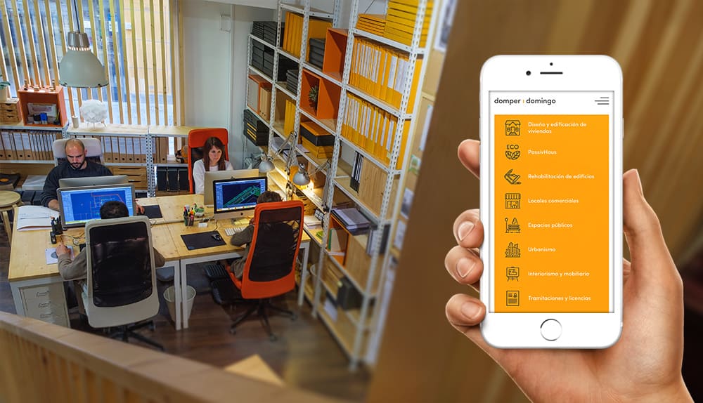 web estudio de arquitectura