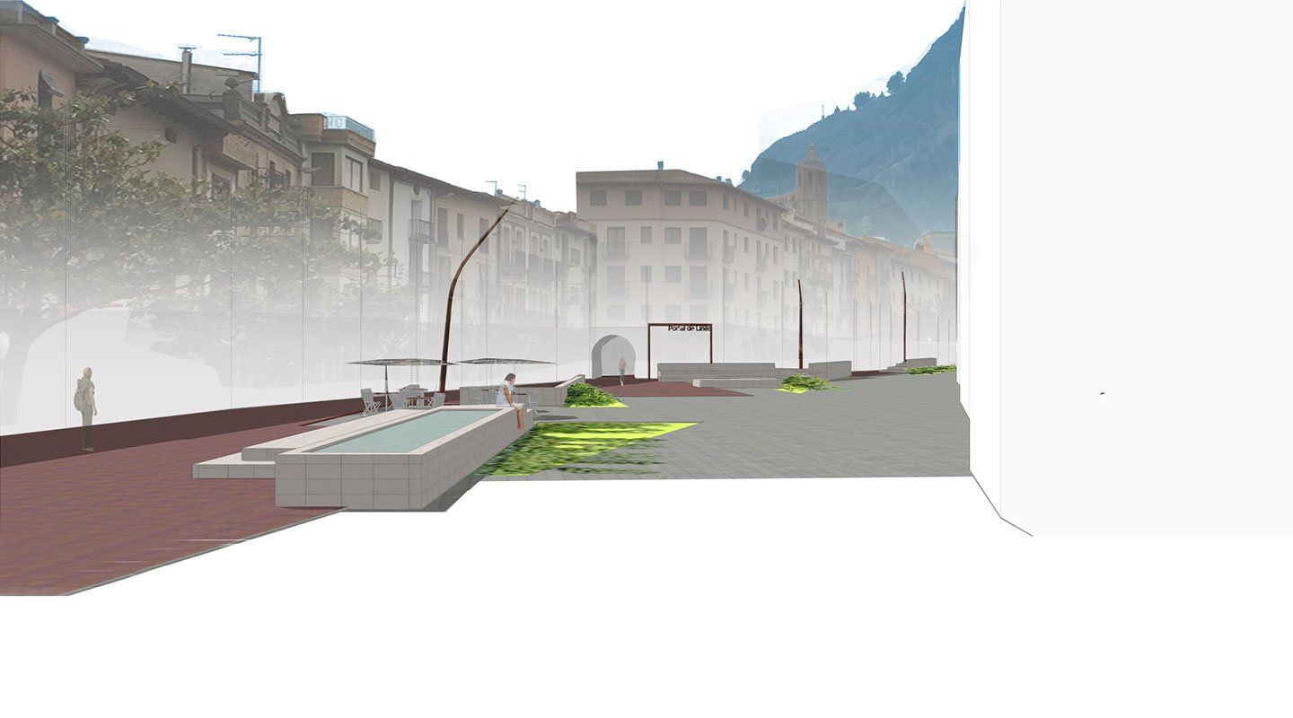 reurbanizacion calle barranco en monzon